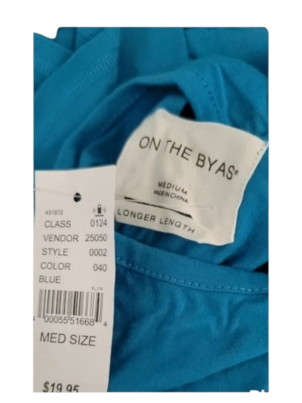 Men's Blue Tank Top Sleeveless Shirt - Picture 5 of 5